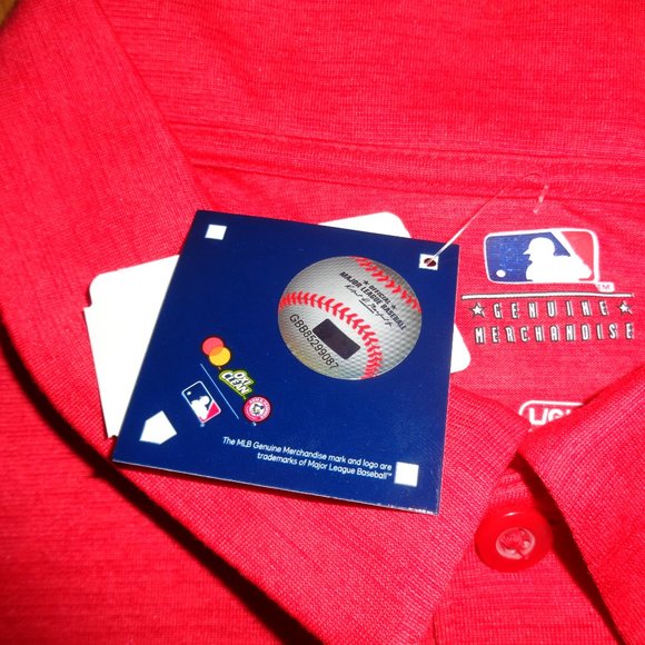 Philadelphia Phillies MLB Genuine Merchandise Polo Golf Shirt - Size Large - Picture 5 of 6